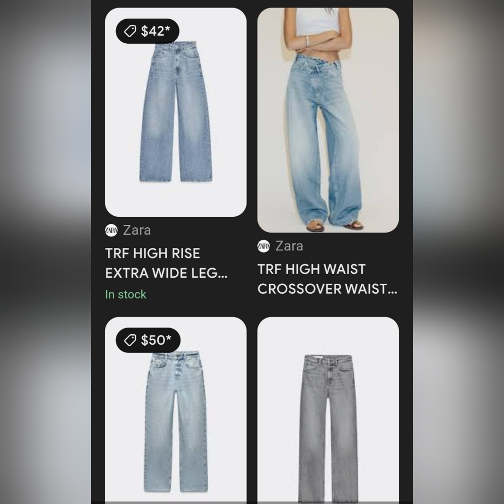 Zara Blue Denim Jeans - Picture 14 of 14